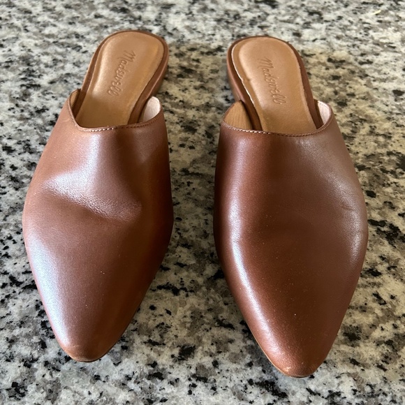 MADEWELL brown flat mule size 7 1/2 - Picture 5 of 7
